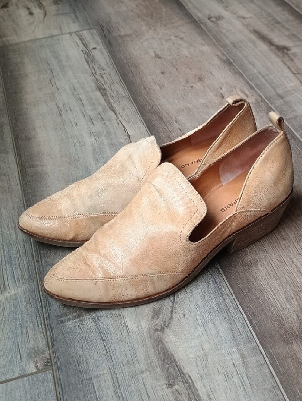 Lucky Brand Tan Leather Slip-On Loafers - Picture 7 of 7